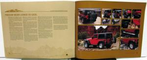 2008 Jeep Wrangler Dealer Accessories Sales Brochure Mopar Options Add Ons