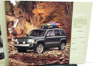 2008 Jeep Patriot Dealer Accessories Sales Brochure Mopar Options Add Ons