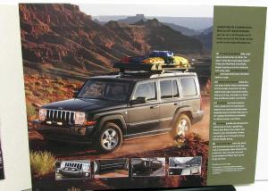 2007 Jeep Commander Dealer Accessories Sales Brochure Mopar Options Add Ons