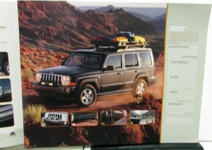 2008 Jeep Commander Dealer Accessories Sales Brochure Mopar Options Add Ons