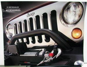 2009 Jeep Wrangler Dealer Accessories Sales Brochure Mopar Options Add Ons