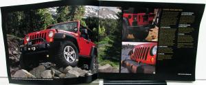 2009 Jeep Wrangler Dealer Accessories Sales Brochure Mopar Options Add Ons