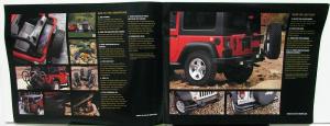 2009 Jeep Wrangler Dealer Accessories Sales Brochure Mopar Options Add Ons