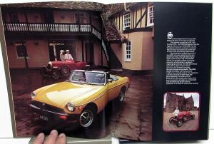 1975 MG Dealer Sales Brochure MGB & Midget The Golden Age Of Sports Cars