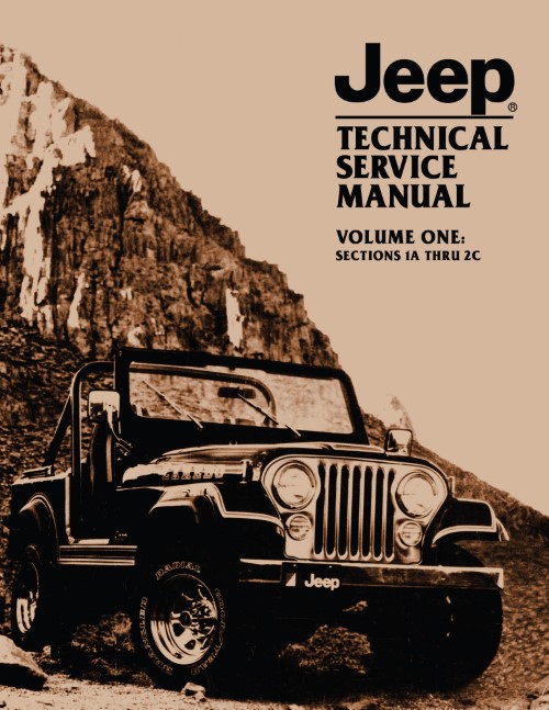 1982 Jeep Service Shop Manual Wagoneer Cherokee CJ-5 CJ-7 Scrambler J-10 J-20