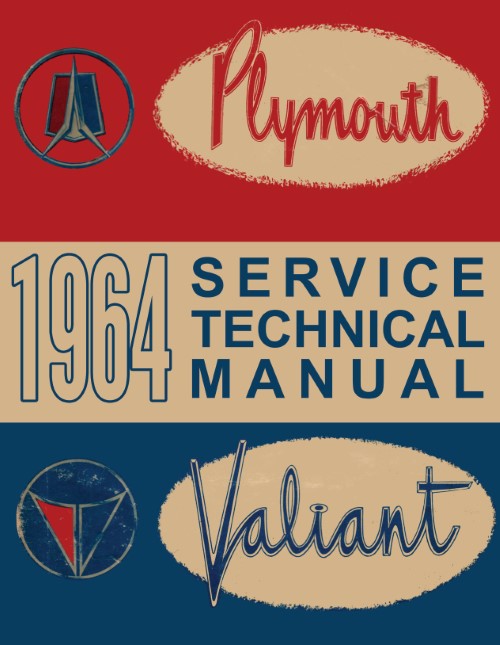1964 Plymouth Savoy Belvedere Fury Valiant Shop Manual