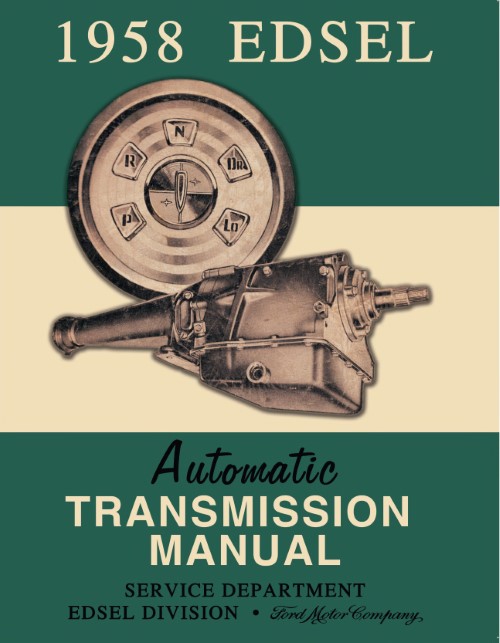 1958 Edsel Transmission Manual