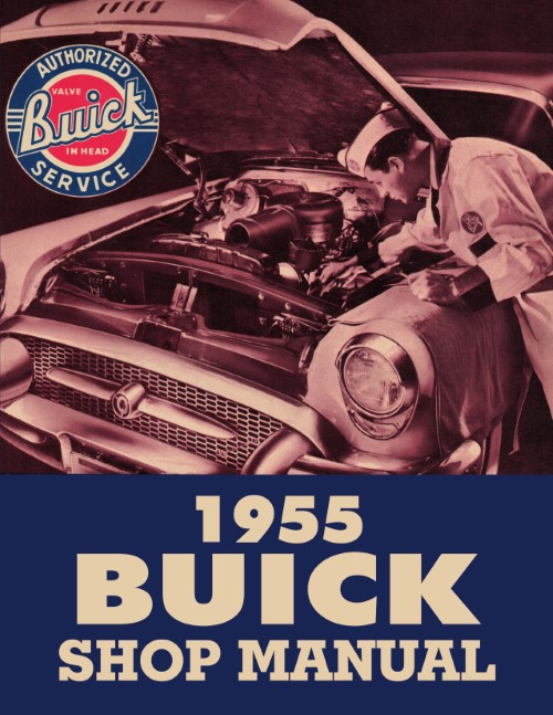 1955 Buick Service Shop Repair Manual Roadmaster Super Special