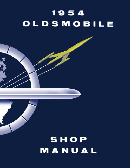 1954 Oldsmobile Service Shop Repair Manual 88 98 Super