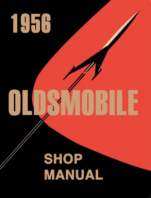 1956 Oldsmobile Service Shop Repair Manual 98 88 Super
