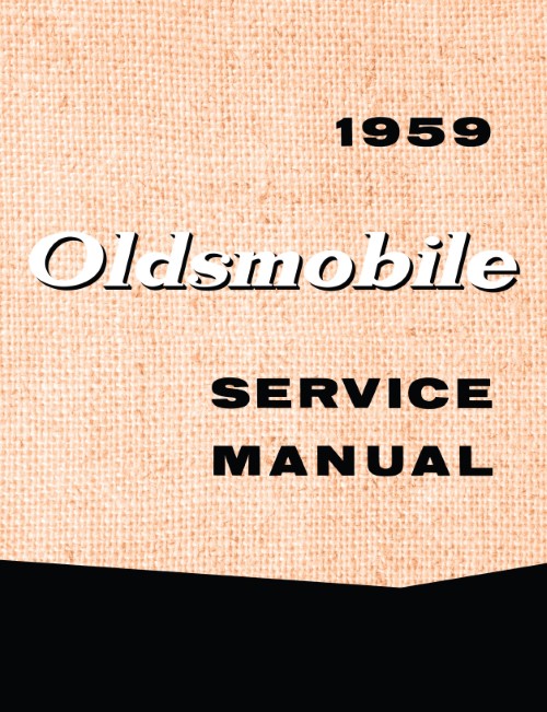 1959 Oldsmobile Service Shop Repair Manual 98 88 Super