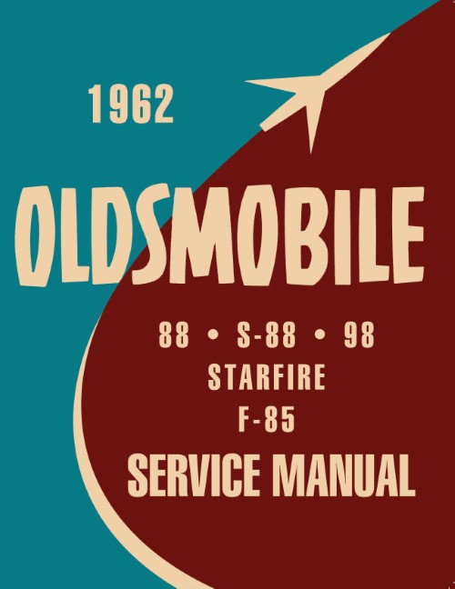 1962 Oldsmobile Service Shop Repair Manual Supplement 88 98 Starfire F85
