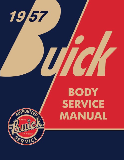 1957 Buick Body Service Shop Repair Manual Roadmaster Super Special