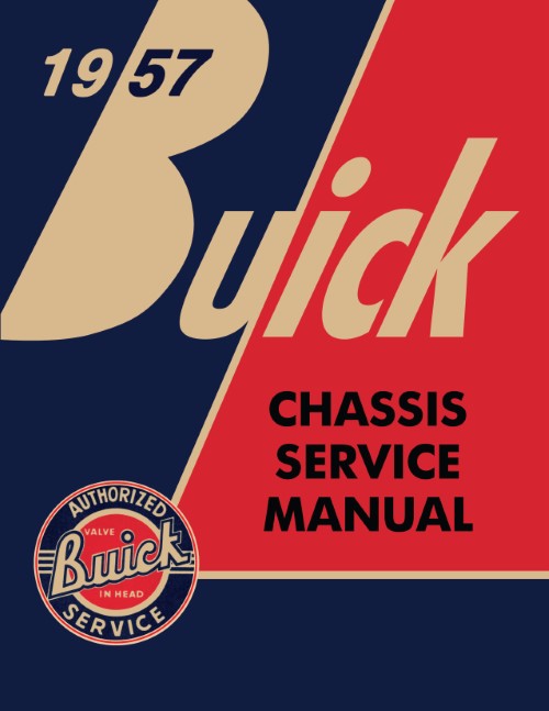 1957 Buick Chassis Service Shop Repair Manual Roadmaster Super Special