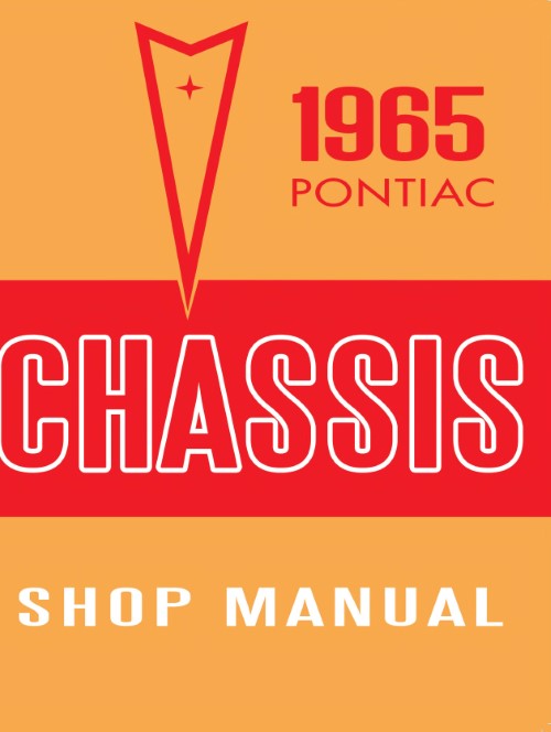 1965 Pontiac Chassis Service Shop Repair Manual Bonneville Catalina Safari