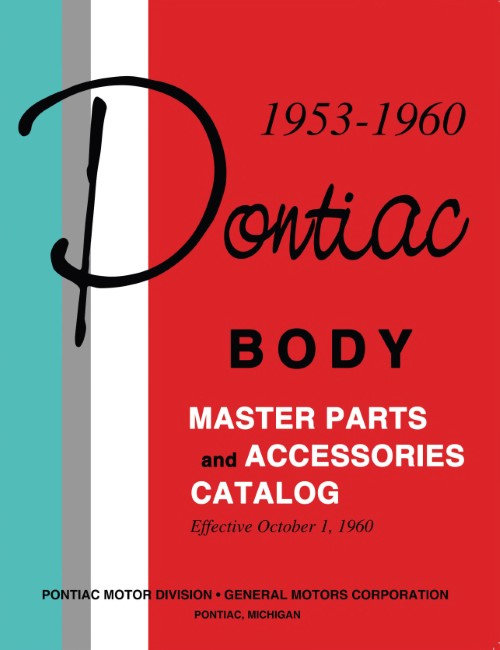 1953 1954 1955 1956 1957 1958 1959 1960 Pontiac Master Parts &Accessories Manual