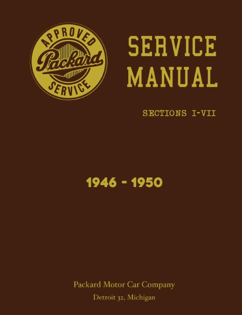 1946 1947 1948 1949 1950 Packard Service Manual