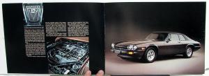 1976 Jaguar XJ-S Dealer Sales Brochure Features & Specifications