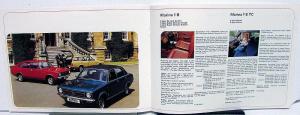 1975 Morris British Leyland UK Dealer Sales Brochure Mini Marina Saloon Models