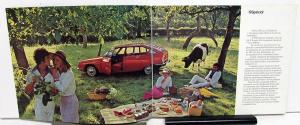 1975 Citroen European Dealer French Text Sales Brochure GS Special Club GSZ