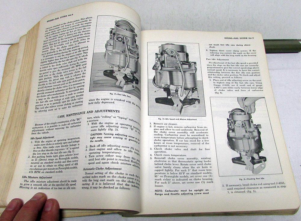 CHEVROLET 1955 Car Shop Manual 55 Chevy 