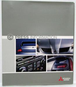 2004 Mitsubishi Full Line Press Kit - Lancer Evolution Diamante Eclipse Montero