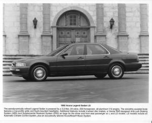 1992 Acura Legend Sedan LS Press Photo 0145