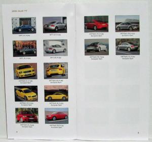 2004 Audi Full Line Press Kit - TT A4 Cabriolet S4 Allroad A6 RS6 A8L