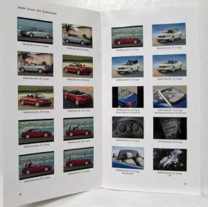 2004 Audi Full Line Press Kit - TT A4 Cabriolet S4 Allroad A6 RS6 A8L