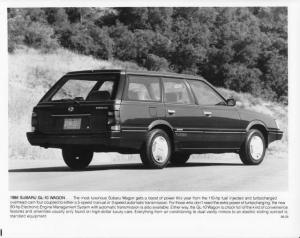 1986 Subaru GL-10 Wagon Press Photo 0024