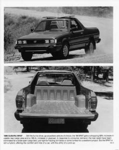 1986 Subaru Brat Press Photo 0026