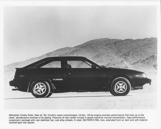 1984 Mitsubishi Cordia Turbo Press Photo 0008