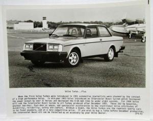 1984 Volvo Full Line Press Kit - GL Wagon 760 GLE DL Turbo