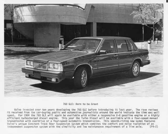 1984 Volvo GL Wagon Press Photo 0005 