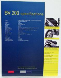 2002 Piaggio Press Kit - BV200 LT150 LT50 X9 CIAO
