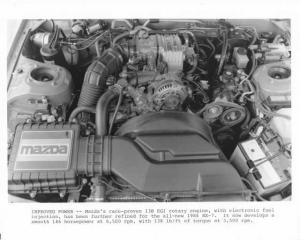 1986 Mazda RX-7 13B Rotary Engine Press Photo 0040