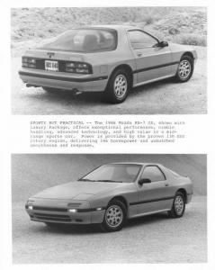 1986 Mazda RX-7 GX Press Photo 0041