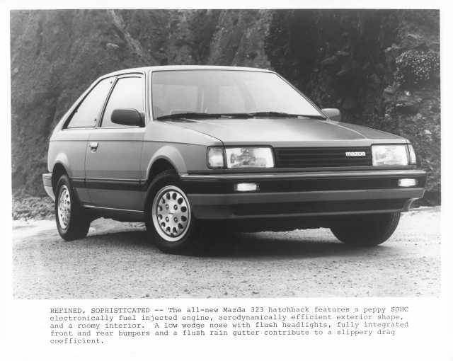 1986 Mazda 323 Hatchback Press Photo 0047