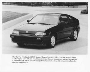 1986 Honda CRX Si Press Photo 0023