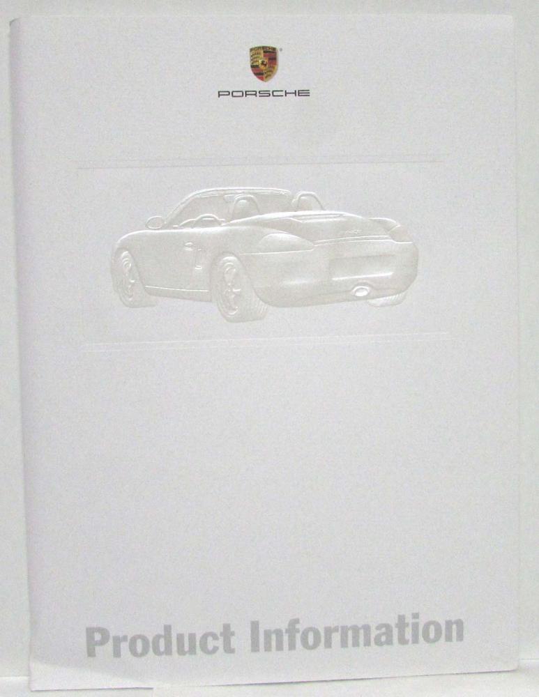 1998 Porsche Press Kit - Boxster 911 Carrera Bike