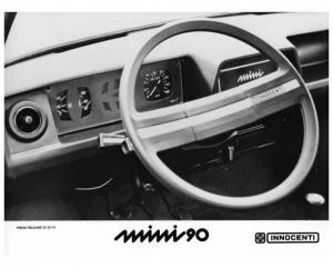 1975 Era Innocenti Mini 90 Interior Press Photo 0038