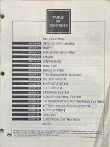 1998 Ford Mustang Dealer Service Manual Repair GT Cobra Book 98 Original