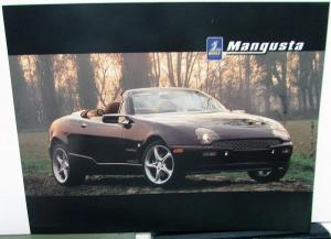 2000 Qvale Mangusta Dealer Sales Data Sheet Handout Ford V8 Engine