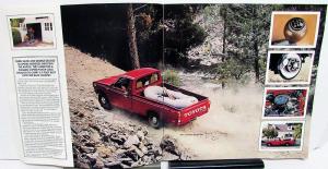 1977 Toyota Trucks Dealer Sales Brochure Half Ton Pickup SR-5 Sport Long Bed