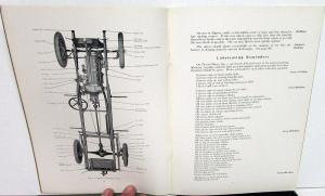 1915 Peerless Models 54 & 55 Four Six Instruction Owners Manual No 11 Original