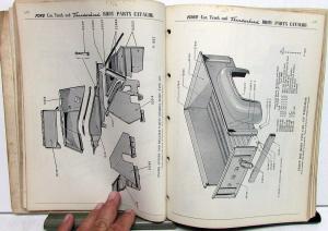 1953 to 1955 Ford Passenger Car Thunderbird Truck Dealer Body Parts Catalog Book