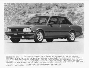 1986 Peugeot 505 Turbo Press Photo 0016