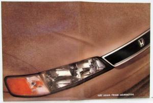 1995 Honda Press Kit - Civic Accord del Sol Prelude Passport