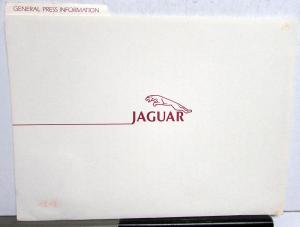 1987 Jaguar XJ-S Special Edition Convertible Press Kit - Announcement