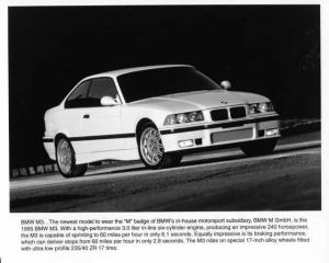 1995 BMW M3 Press Photo 0030